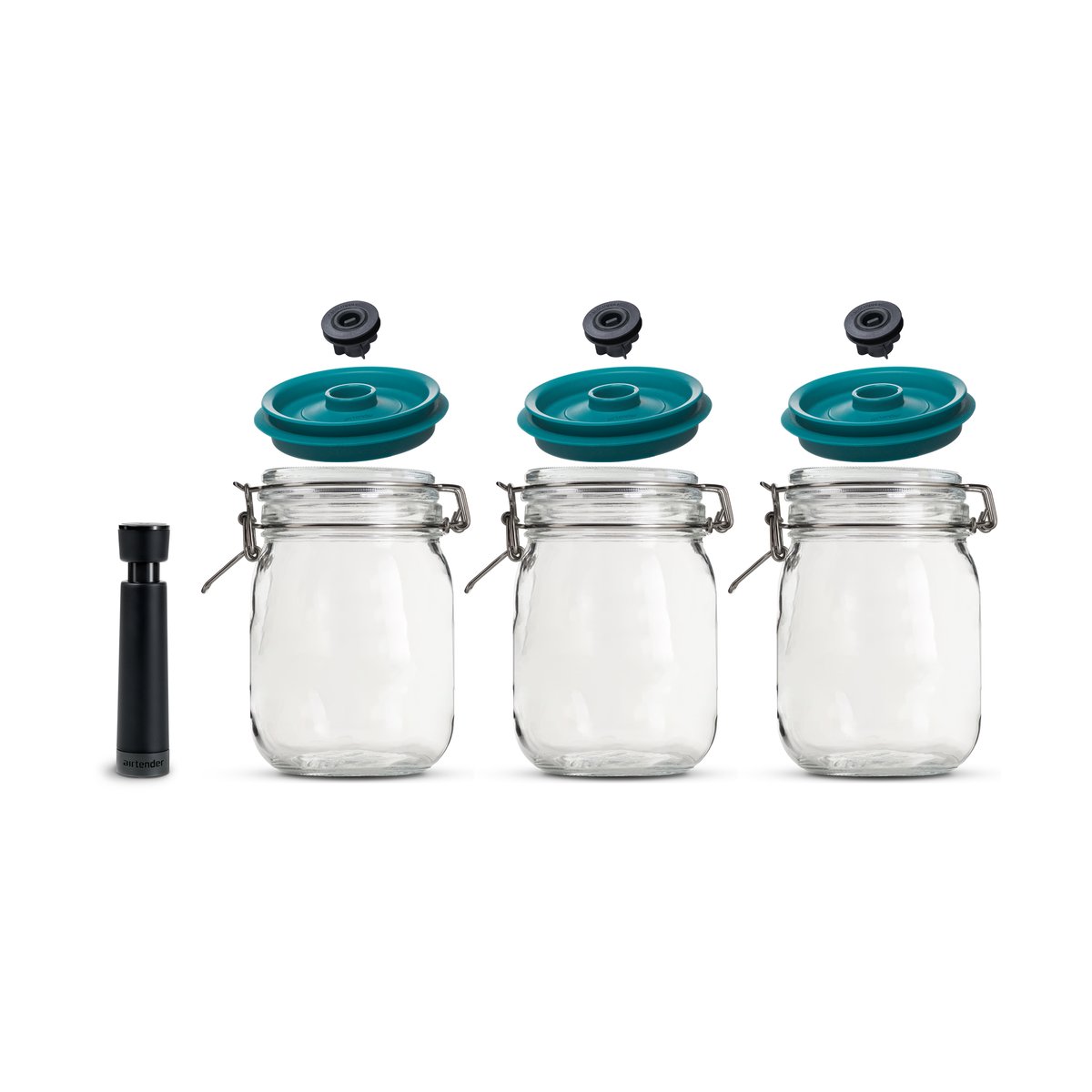 Airtender Airtender vakuumforseglingskrukker 3-pk 1,5L
