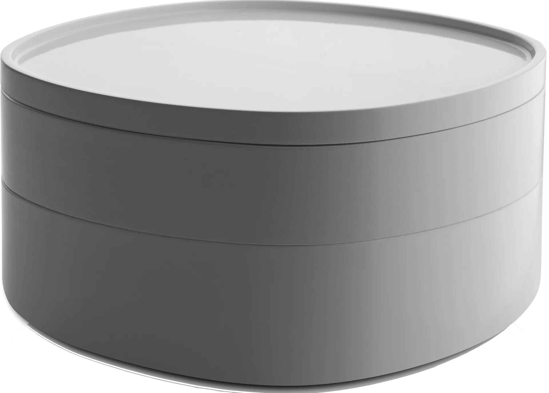 Birillo baderomsoppbevaring med lokk 18 cm, Hvit Alessi