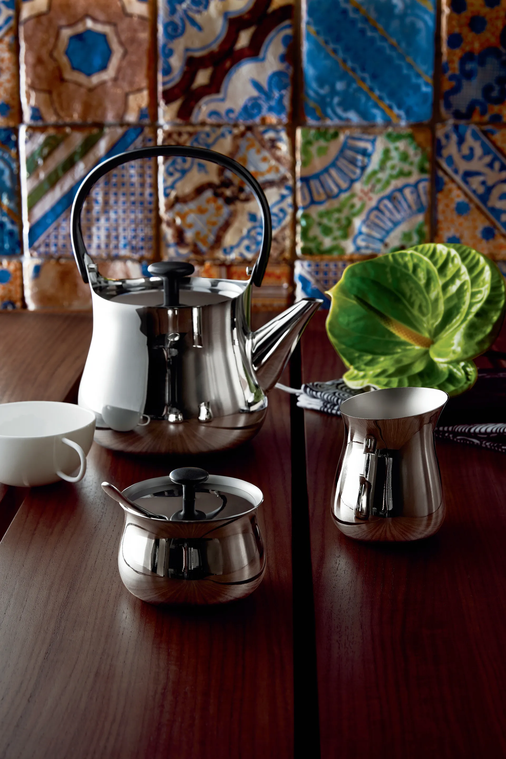 Cha vannkoker, Rustfritt stål Alessi