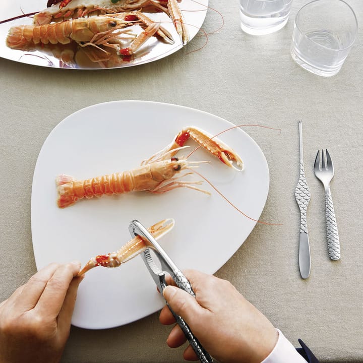 Colombina Fish skalldyrsgaffel 4-stk., Rustfritt stål Alessi
