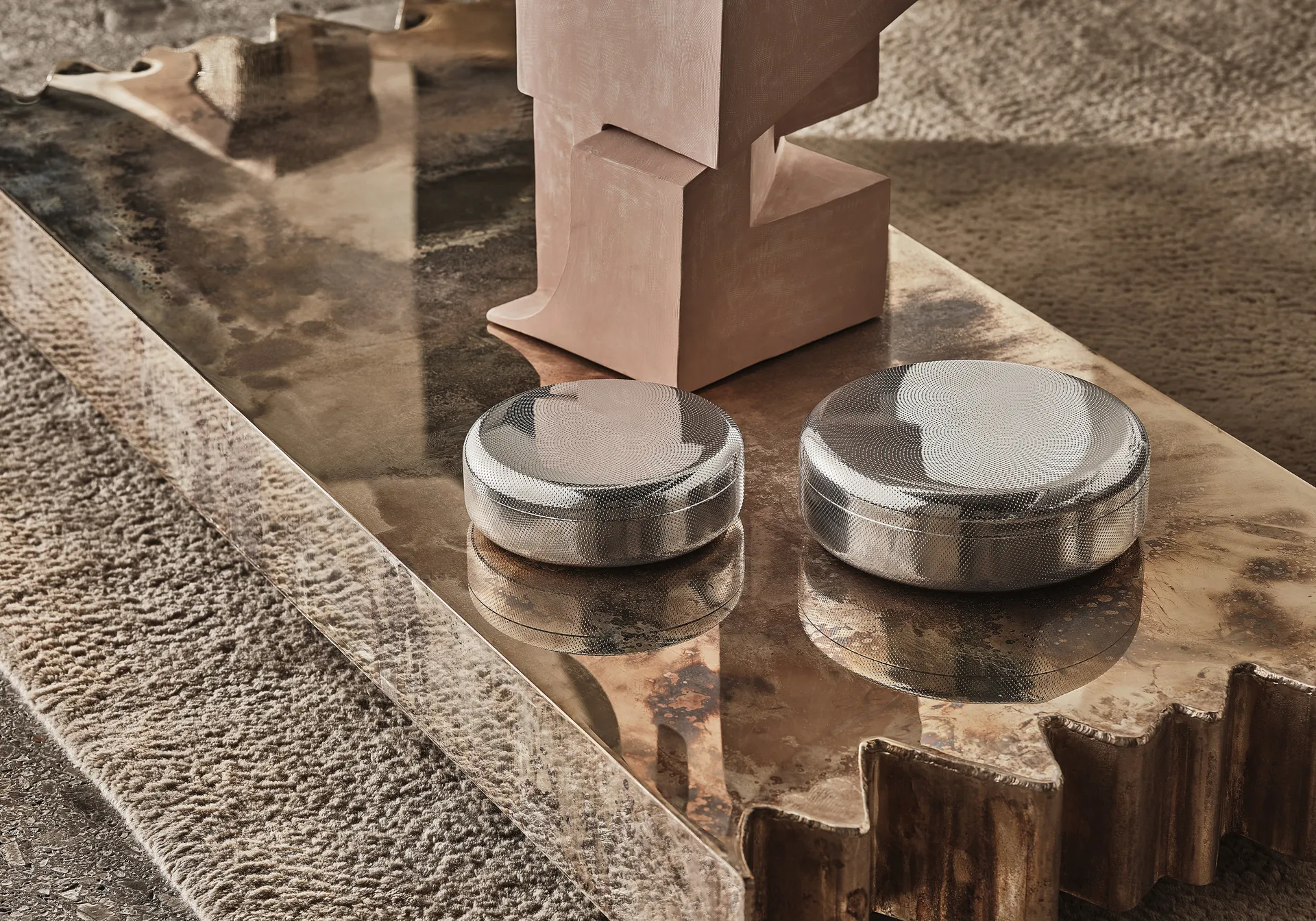 Extra ordinary texture oppbevaringsboks, Ø 23 cm Alessi