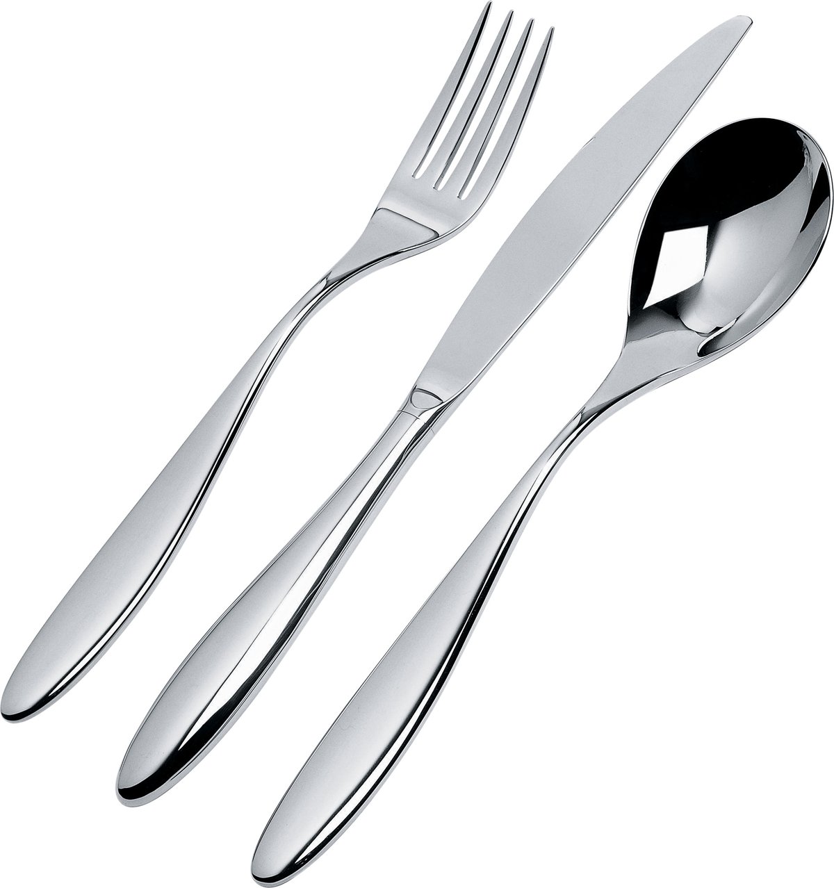 Alessi Mami Monobloc bestikksett 24 deler Rustfritt stål