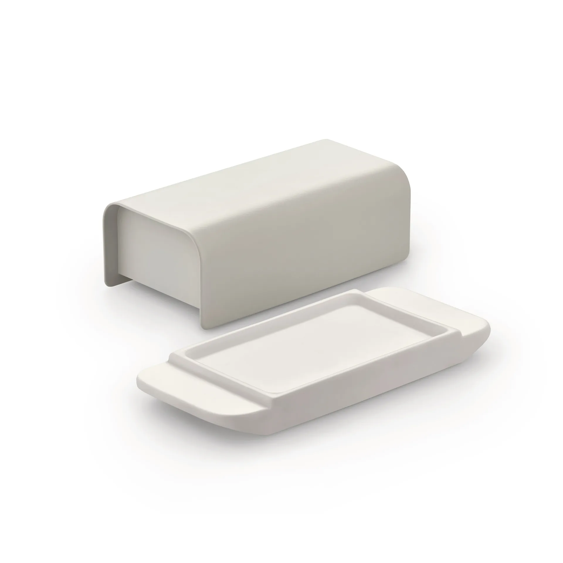 Mattina smøreske 9,5 x 21 cm, Varm grå-rustfritt stål Alessi