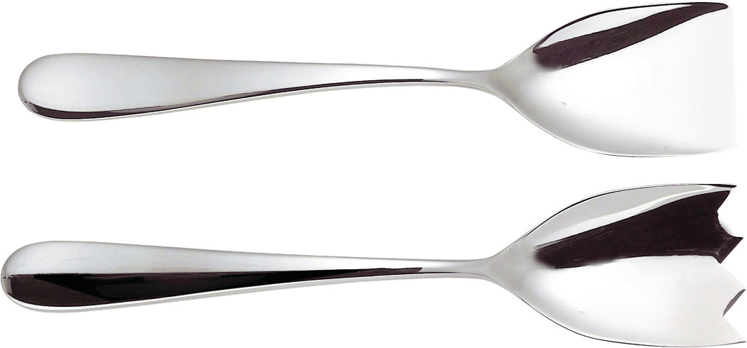 Alessi Nuovo Milano salatbestikk Chrome