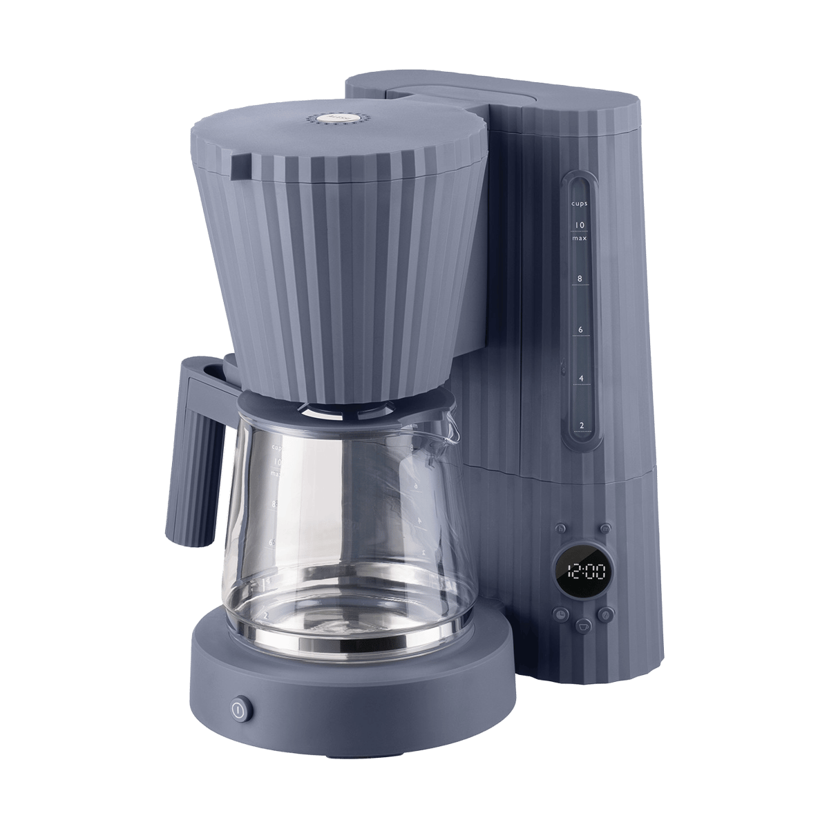 Alessi - Plissé filter kaffetrakter grå - Kaffemaskiner & kaffebryggere - Michele De Lucchi - Grå