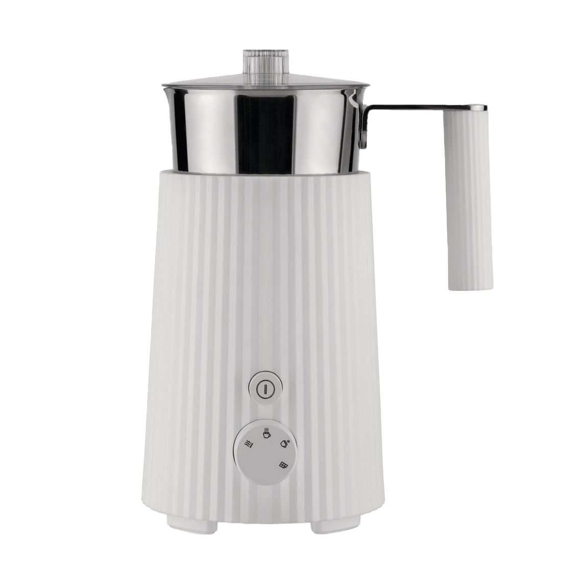 Alessi Plissé melkeskummer 35 cl Hvit
