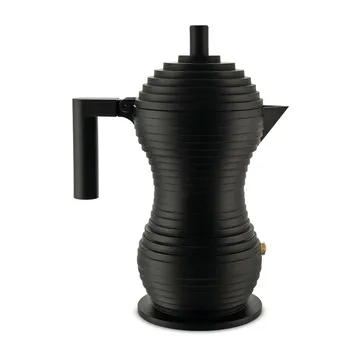Pulcina espressobrygger svart - 30 cl, 6 kopper - Alessi