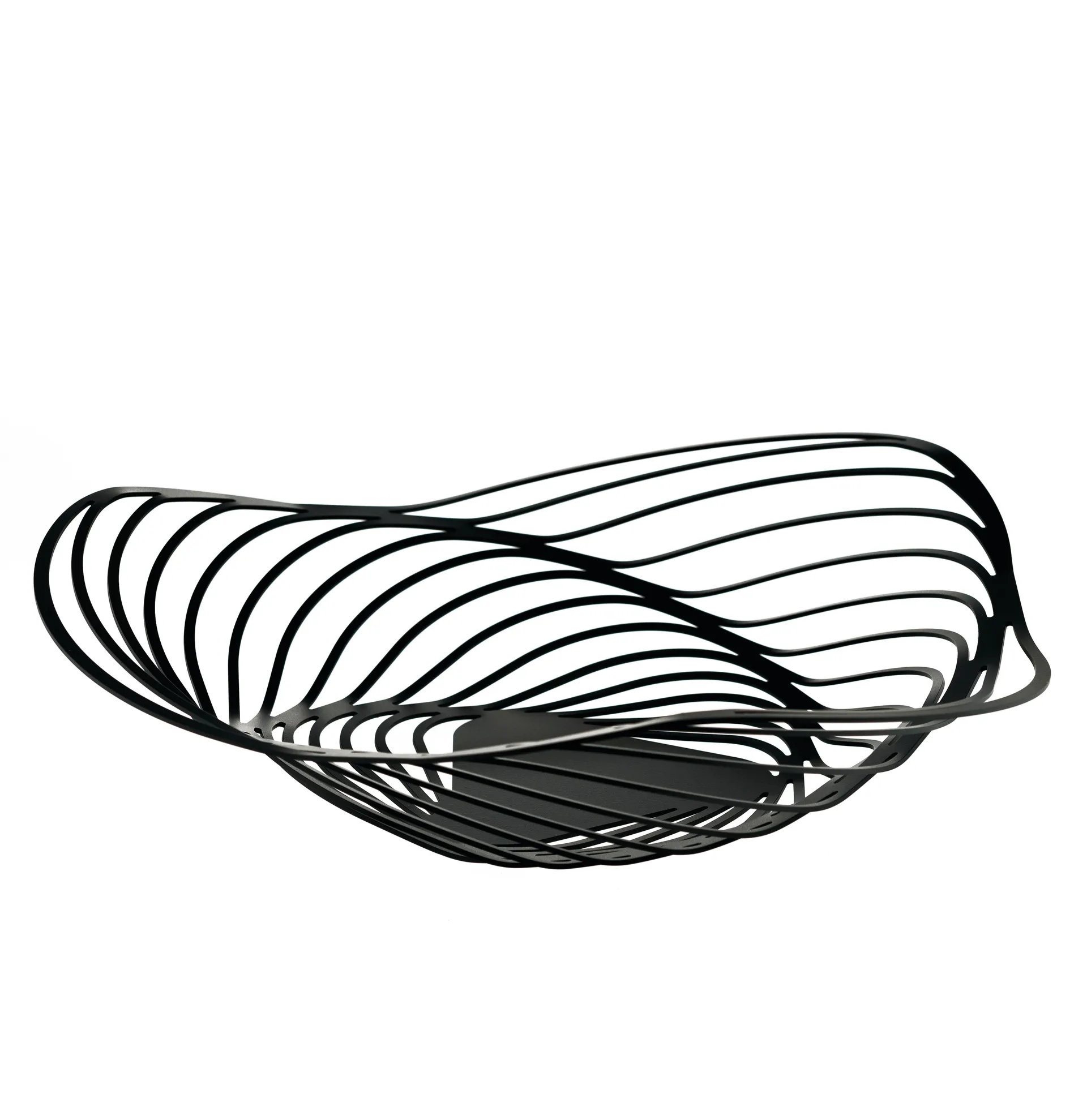 Trinity fruktkurv 43 cm, Svart Alessi