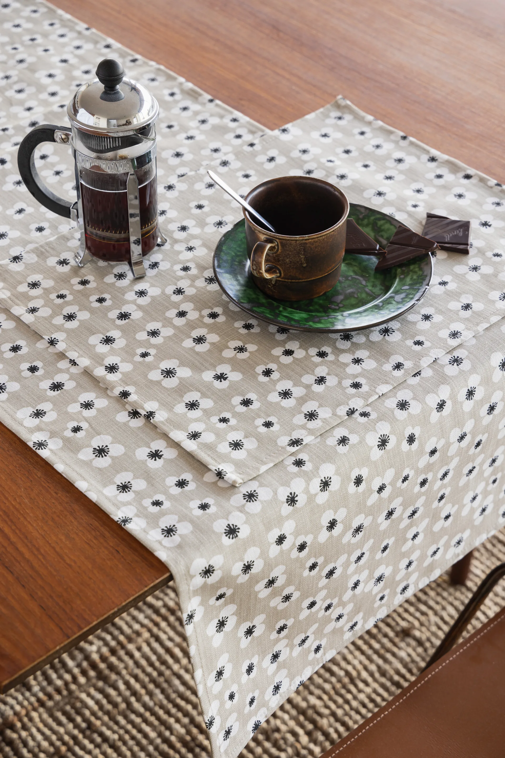 Belle Amie løper, Beige, 45x150 cm Almedahls
