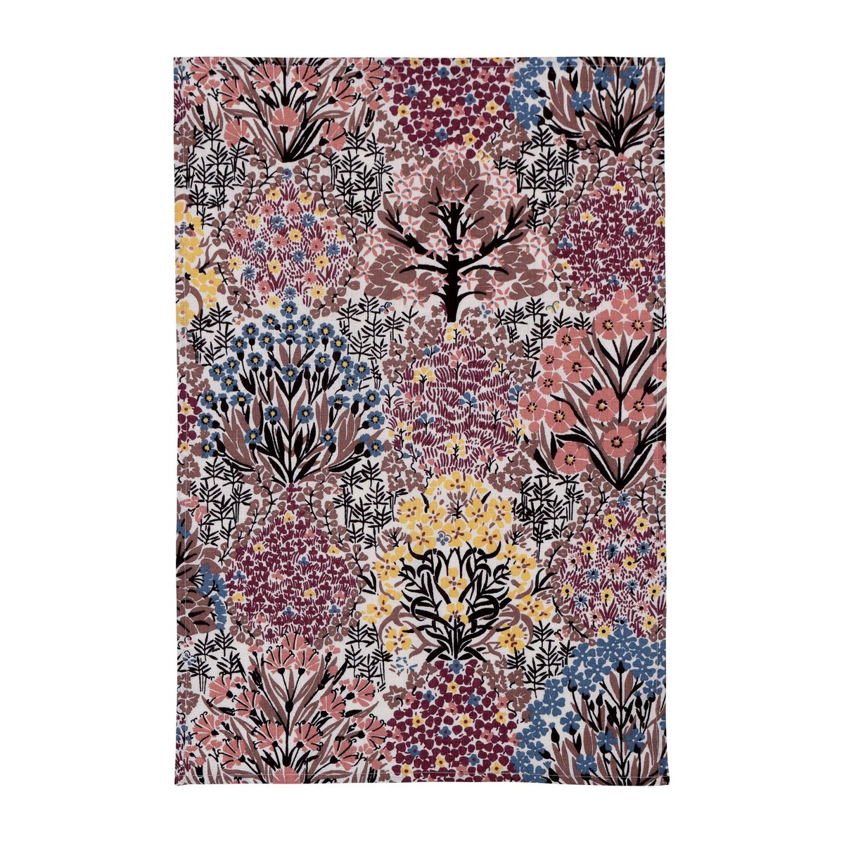 Almedahls Botanic Garden kjøkkenhåndkle 47 x 70 cm Rosabrun