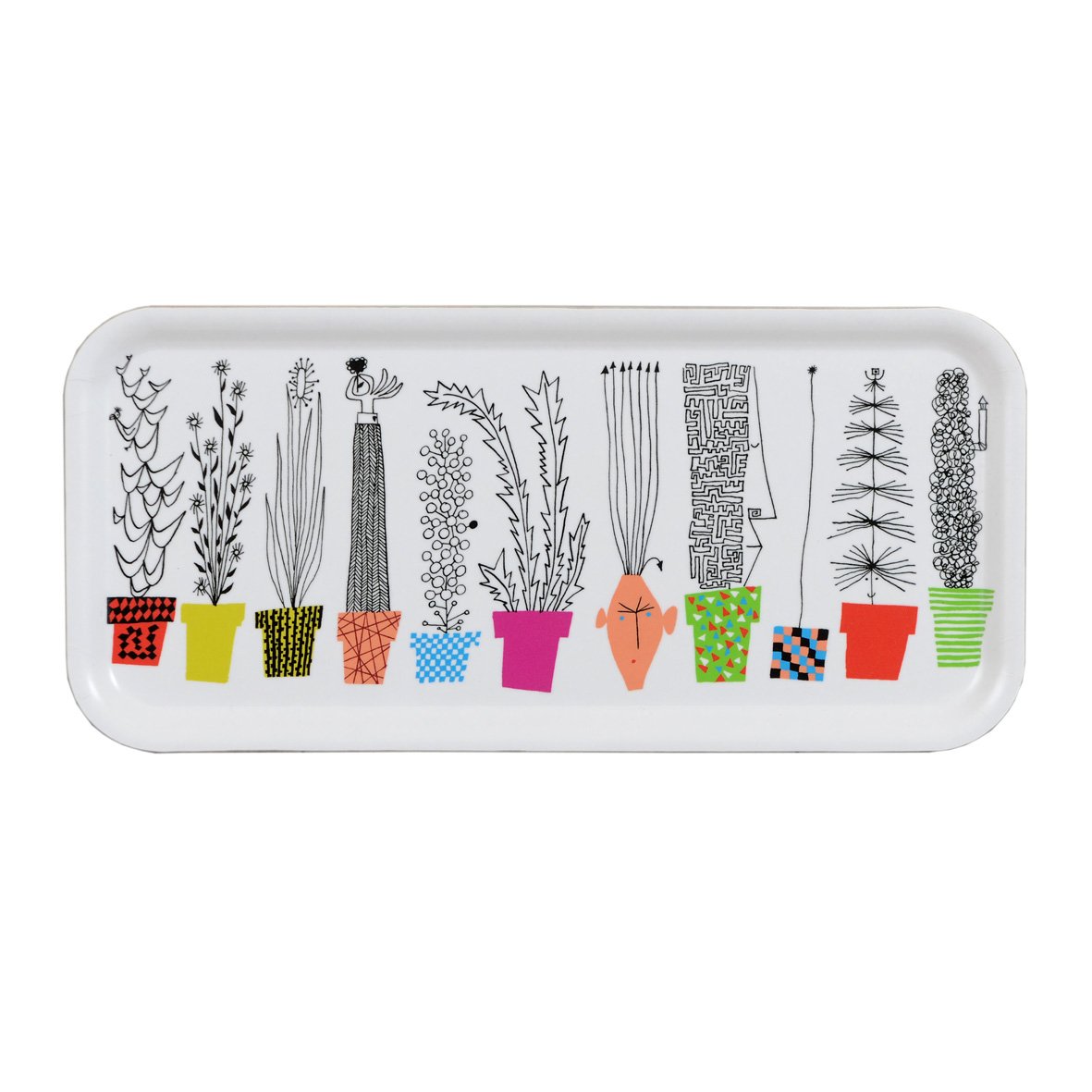 Almedahls Italiensk blomsterhylla brett 32x15 cm