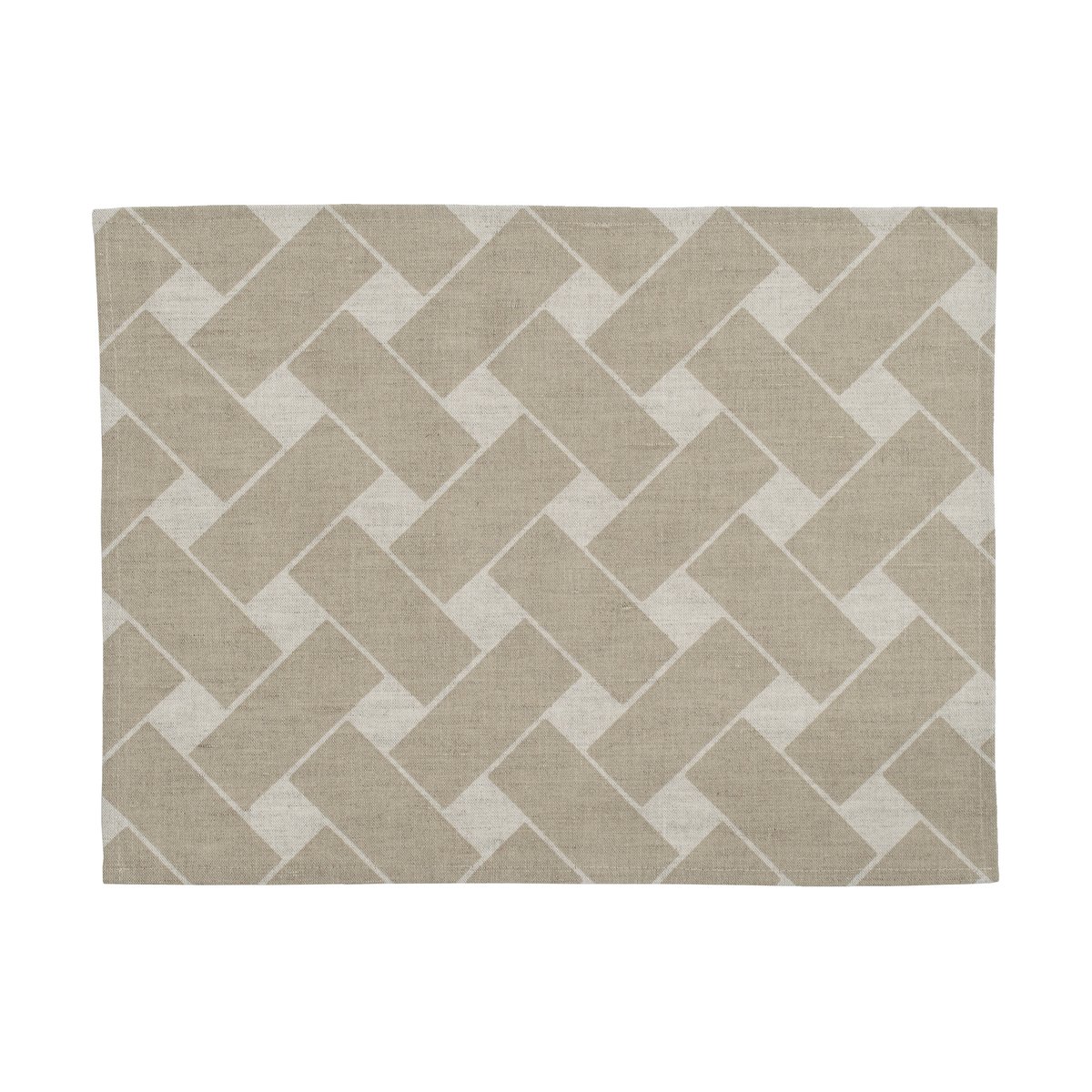 Almedahls Korg XL bordbrikke 34x45 cm 2-pk Natur-taupe