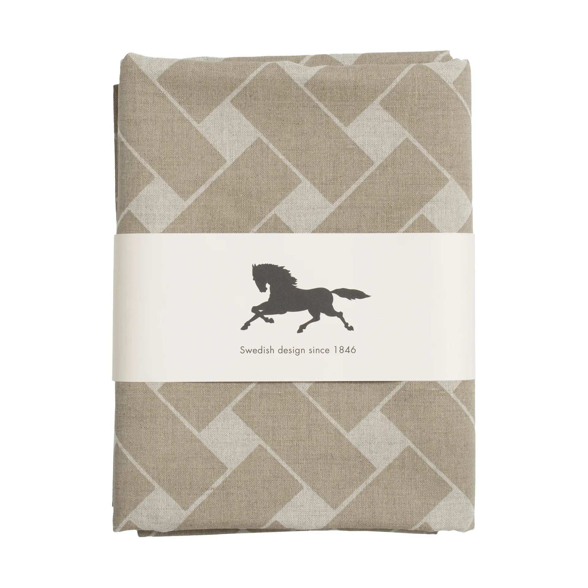 Korg XL duk 145x250 cm, Natur-taupe Almedahls