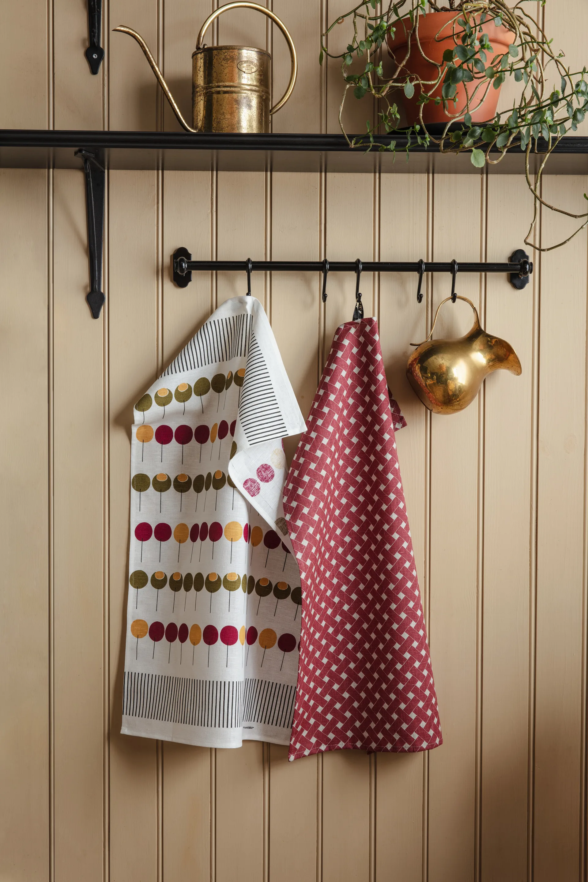 Korg XL gryteklut 23x23 cm, Natur-taupe Almedahls