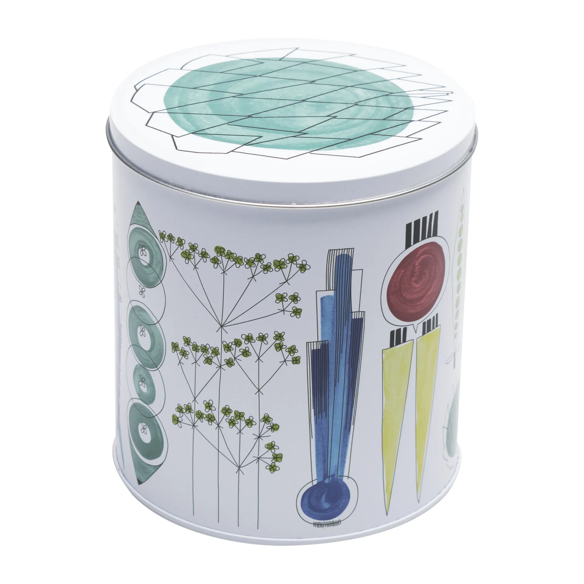 Picknick boks rund 13,6x15 cm, Multi Almedahls