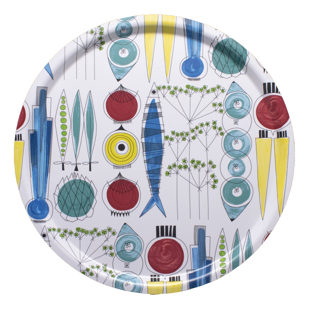 Almedahls Picknick rundt brett Ø38 cm Multi