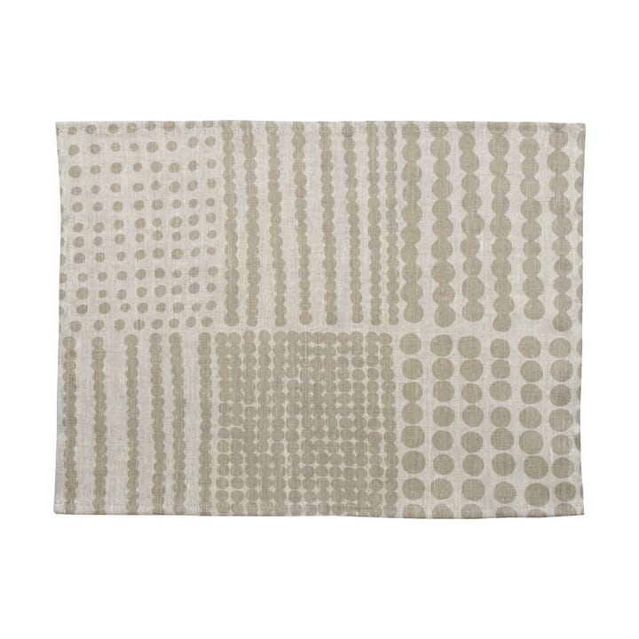 Pricktyg spisebrikke 34 x 45 cm - Natur-taupe - Almedahls