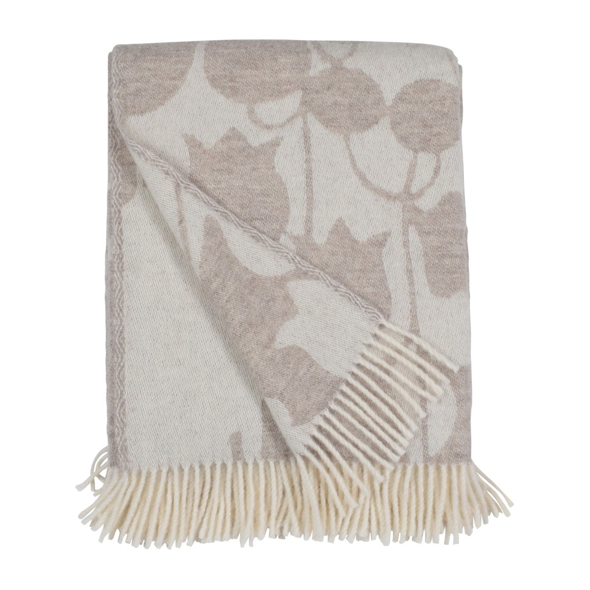 Almedahls Skogen pledd 130x170 cm Beige-off white