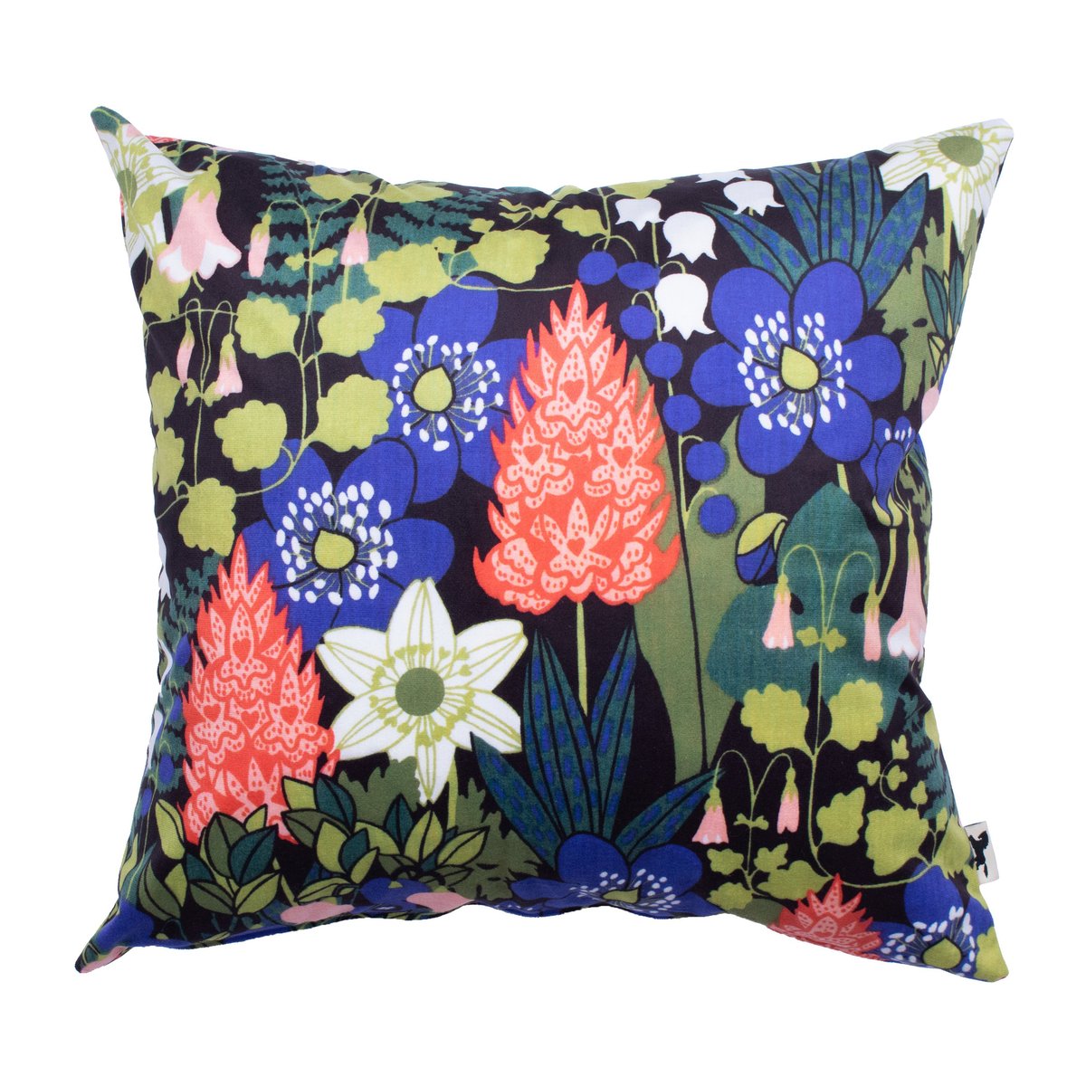 Almedahls Skogen putetrekk 47x47 cm Svart-multi
