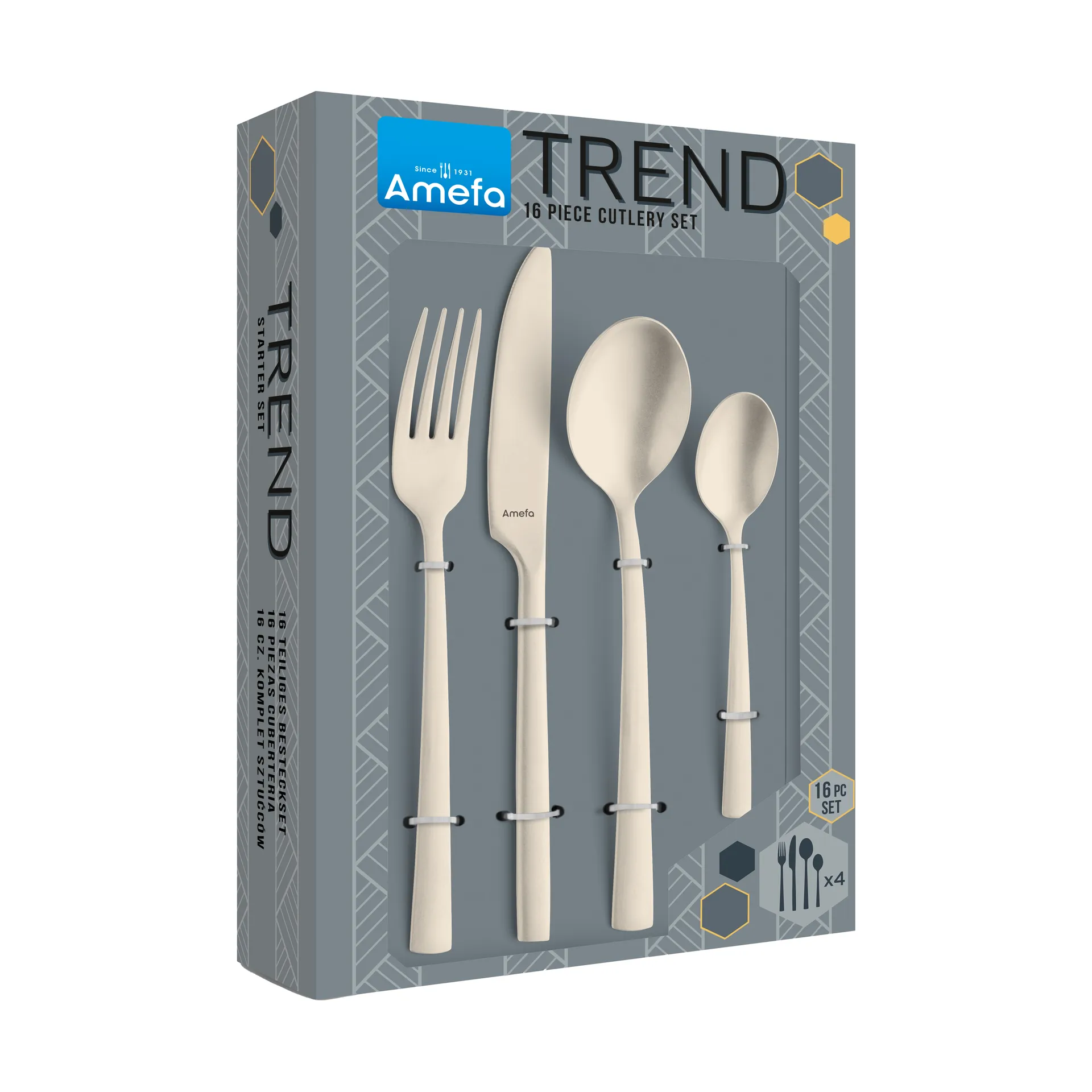 Manille Vintage bestikksett 16 deler, Champagne Amefa