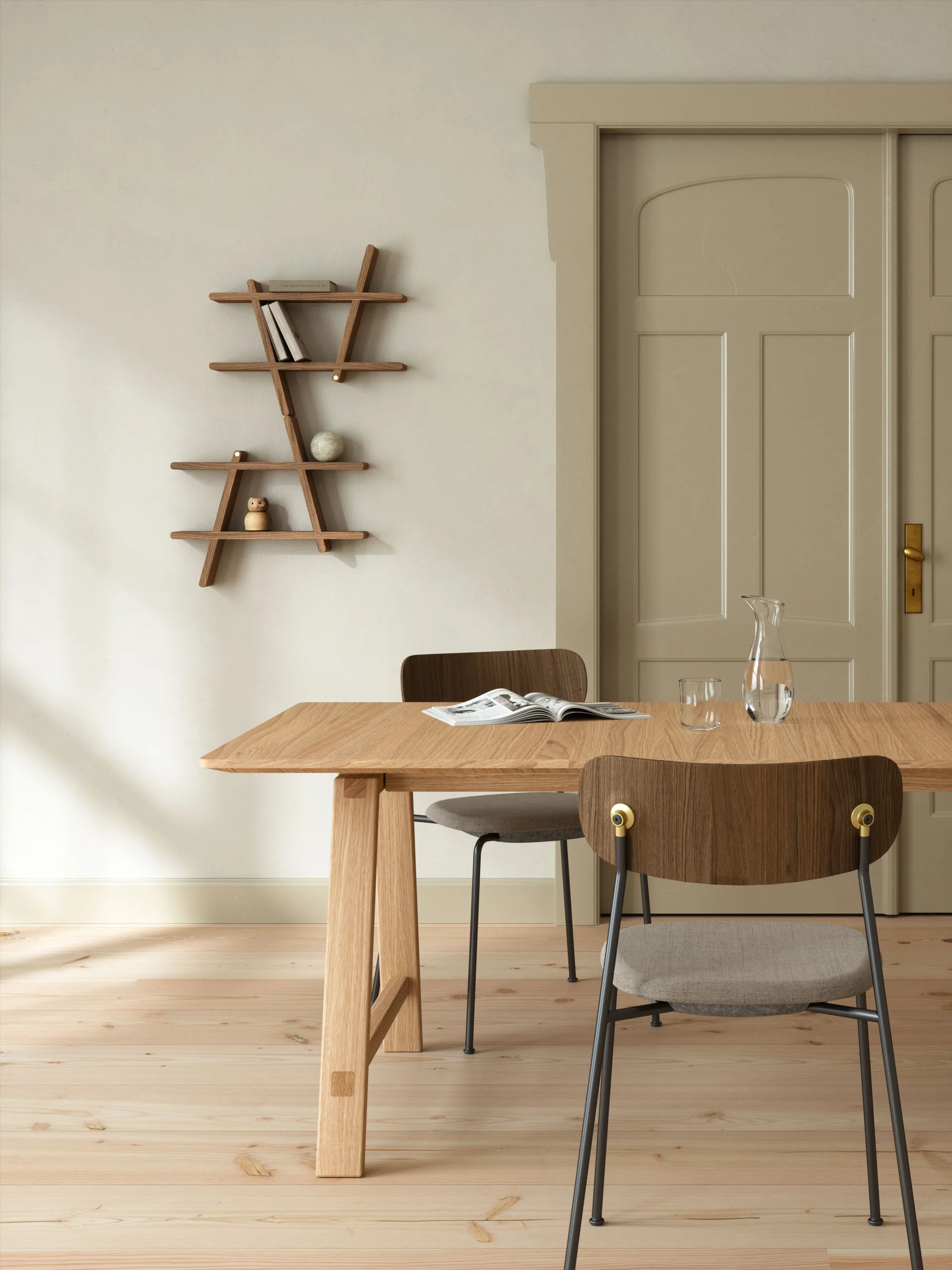 A-Shelf vegghylle Medium 52x9x46 cm, Ash Andersen Furniture