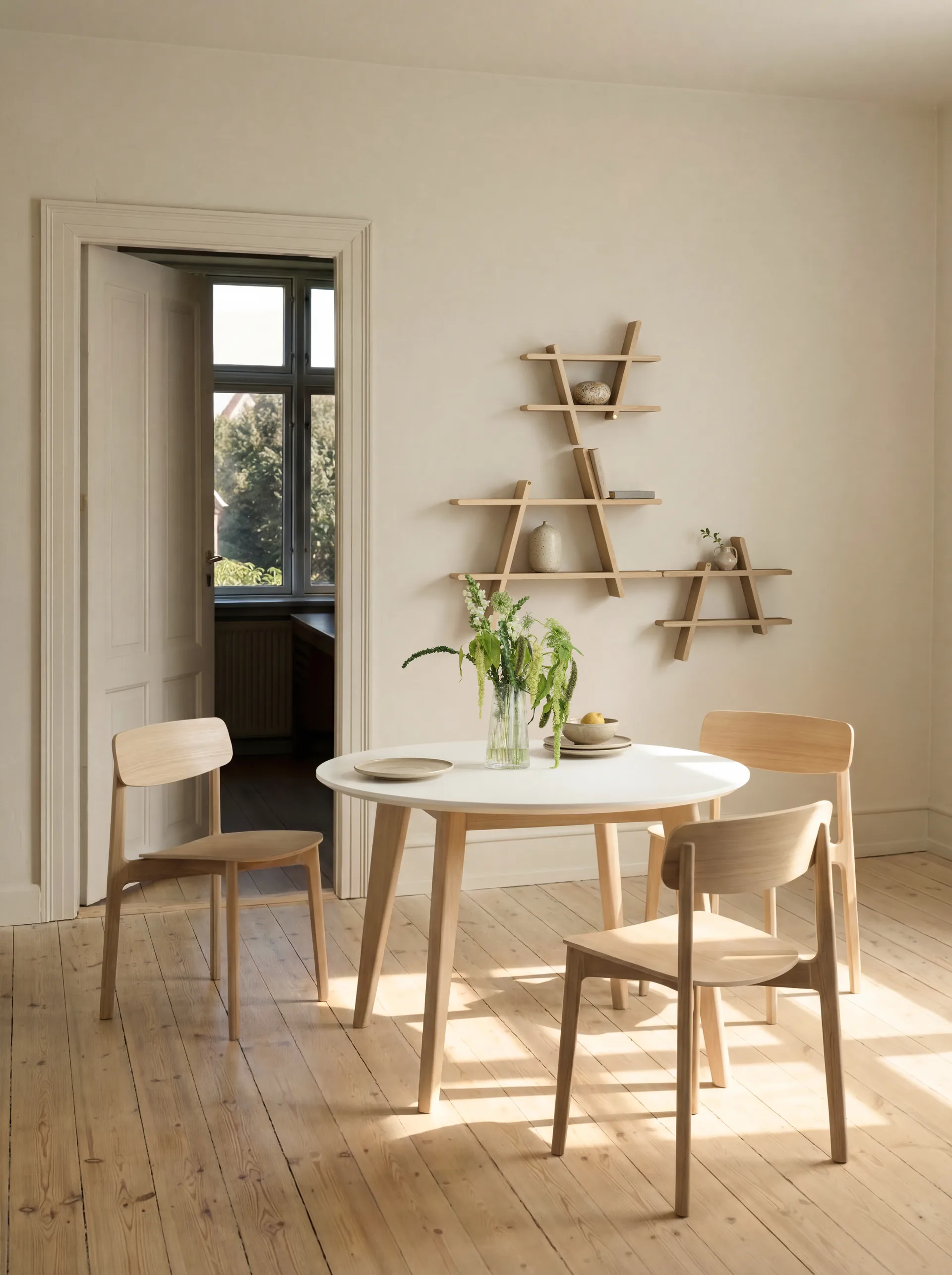 A-Shelf vegghylle Medium 52x9x46 cm, Oak Andersen Furniture