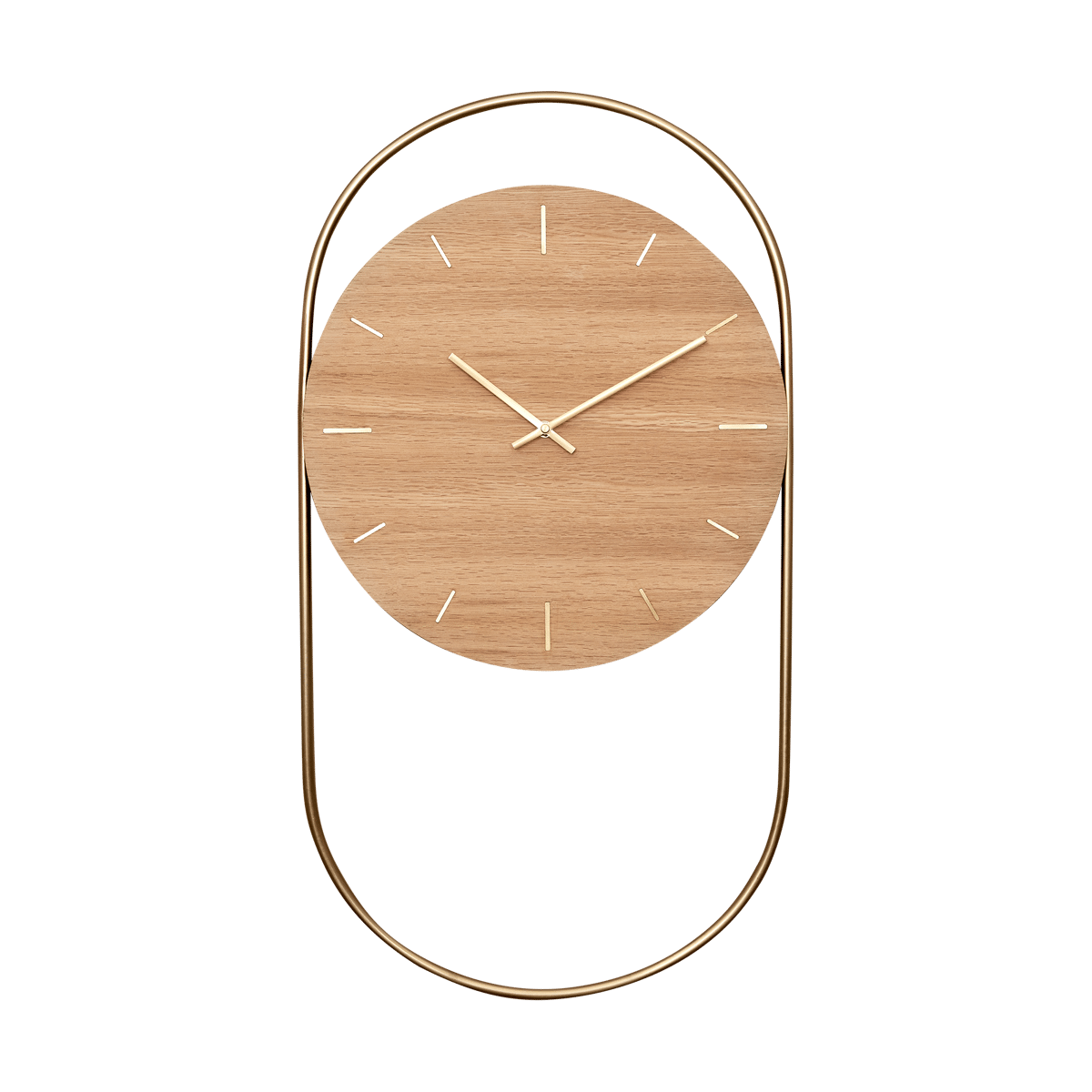 Andersen - A-wall klokke natur