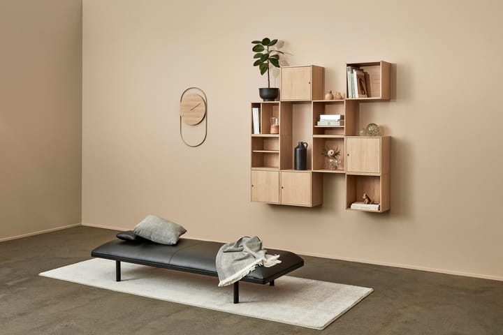 A-Wall veggklokke 41x76 cm, Oak-brass Andersen Furniture