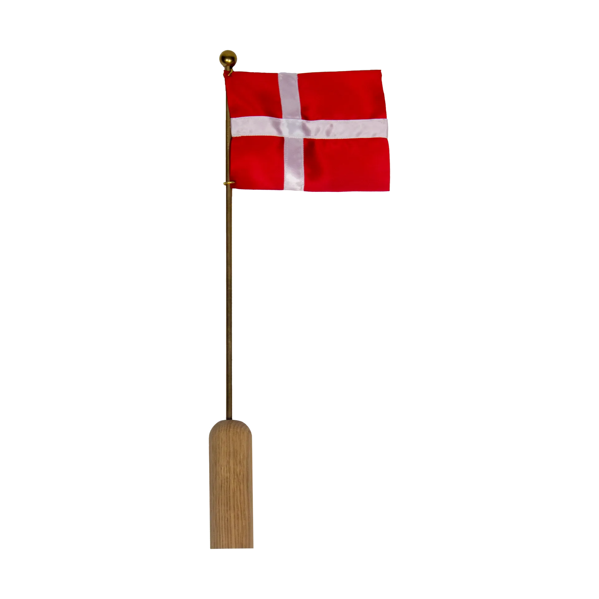 Celebrating Denmark flagg 40 cm, Oak-brass Andersen Furniture