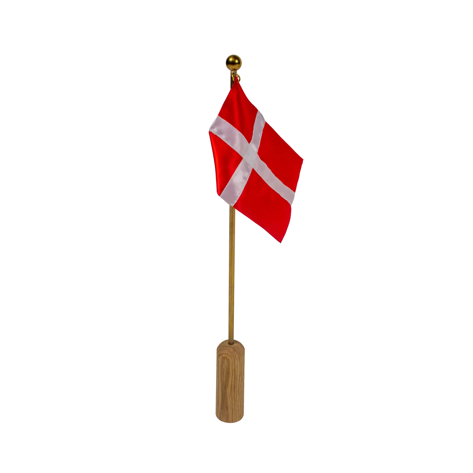 Celebrating Denmark flagg 40 cm, Oak-brass Andersen Furniture