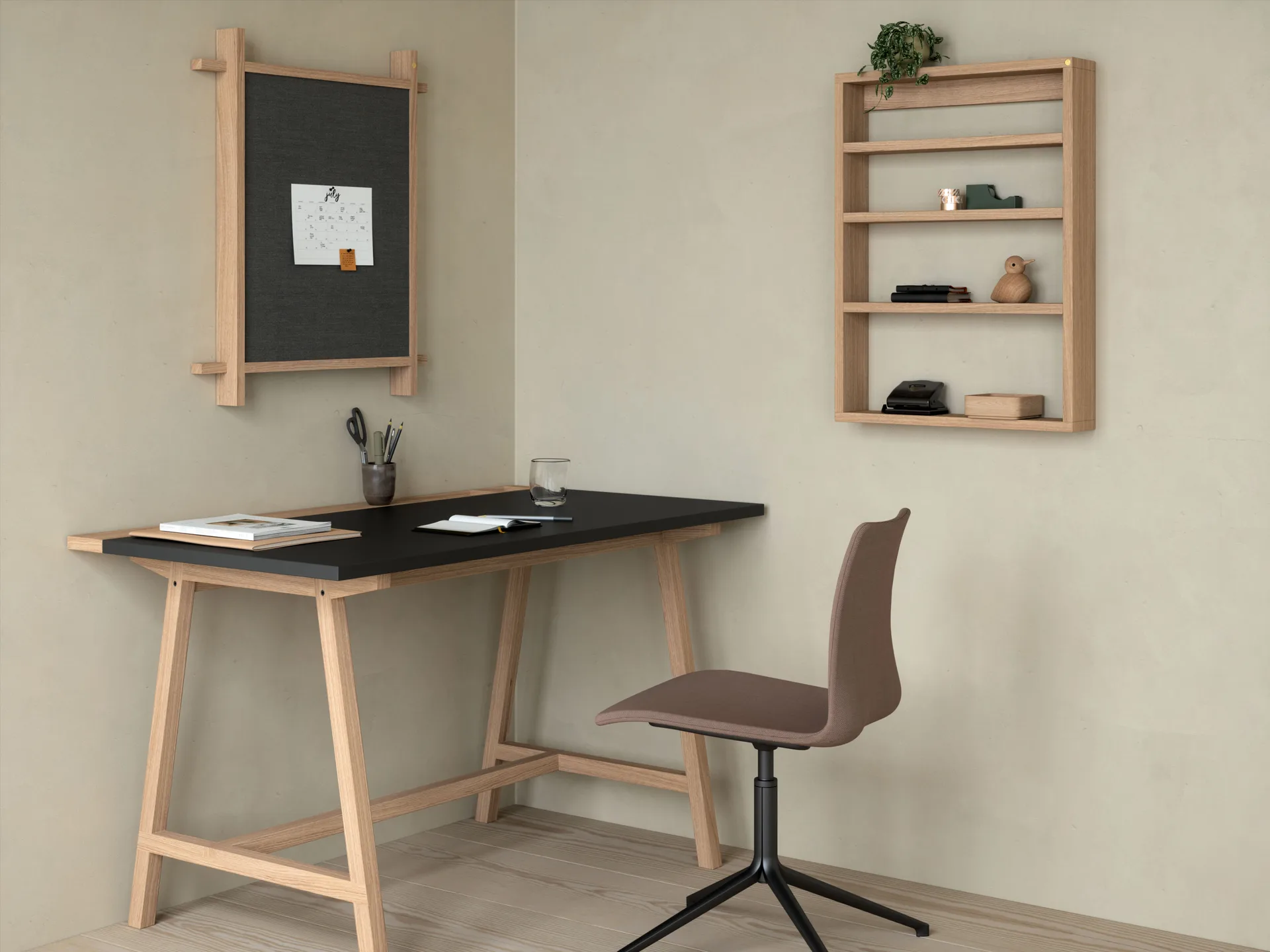 Collect oppslagstavle Medium 64x74 cm, Oak Andersen Furniture