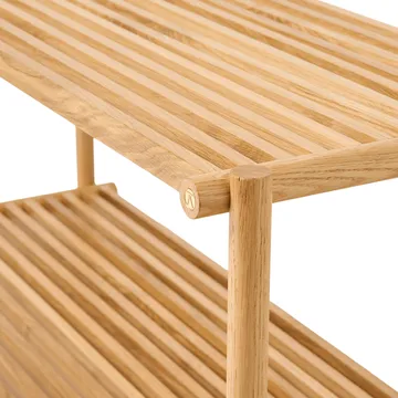 Column Shoe rack - Mattlakkert eik - Andersen Furniture