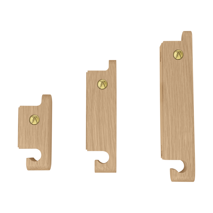 Multi Hooks krok sett med 3 stk., Oak Andersen Furniture