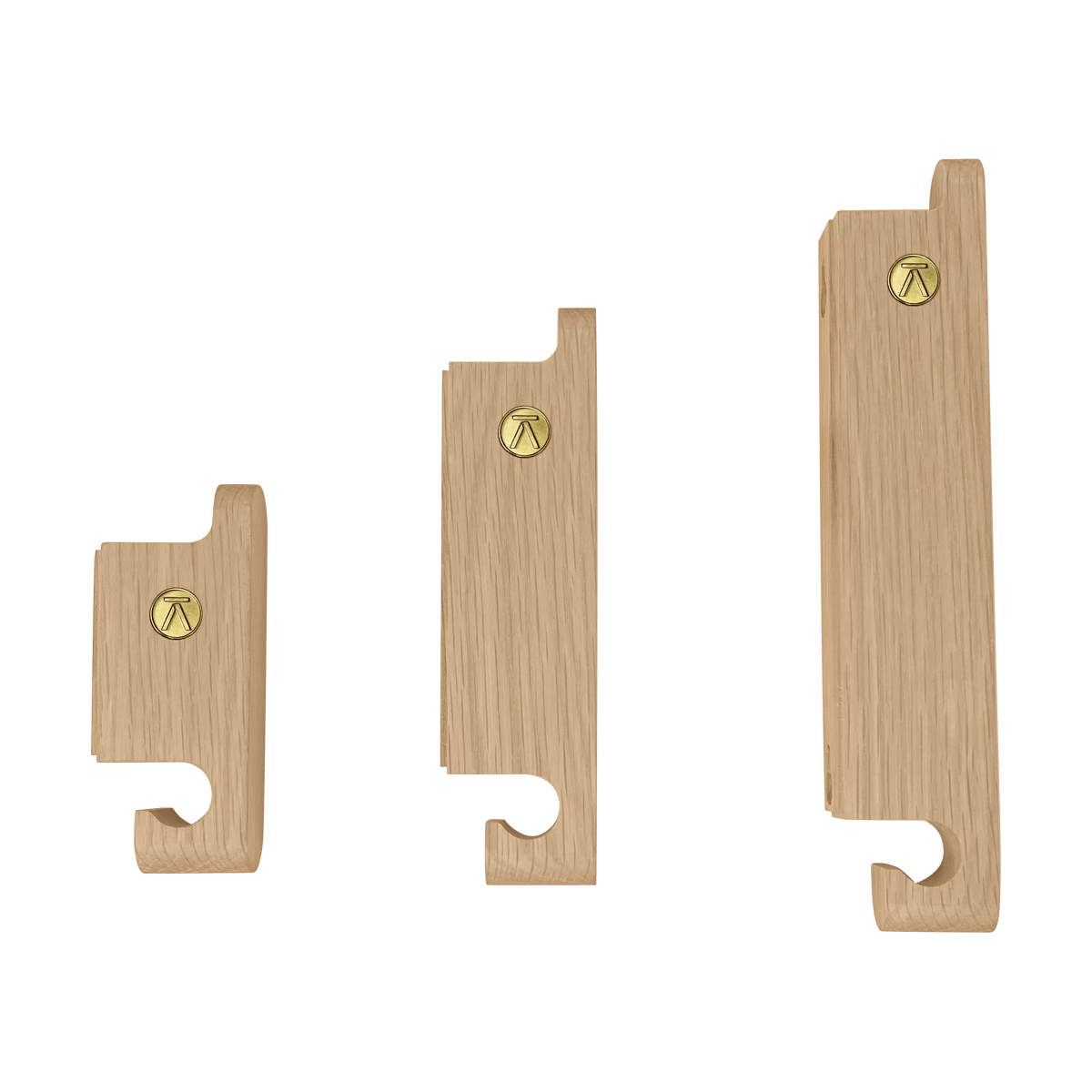 Andersen Furniture Multi Hooks krok sett med 3 stk. Oak