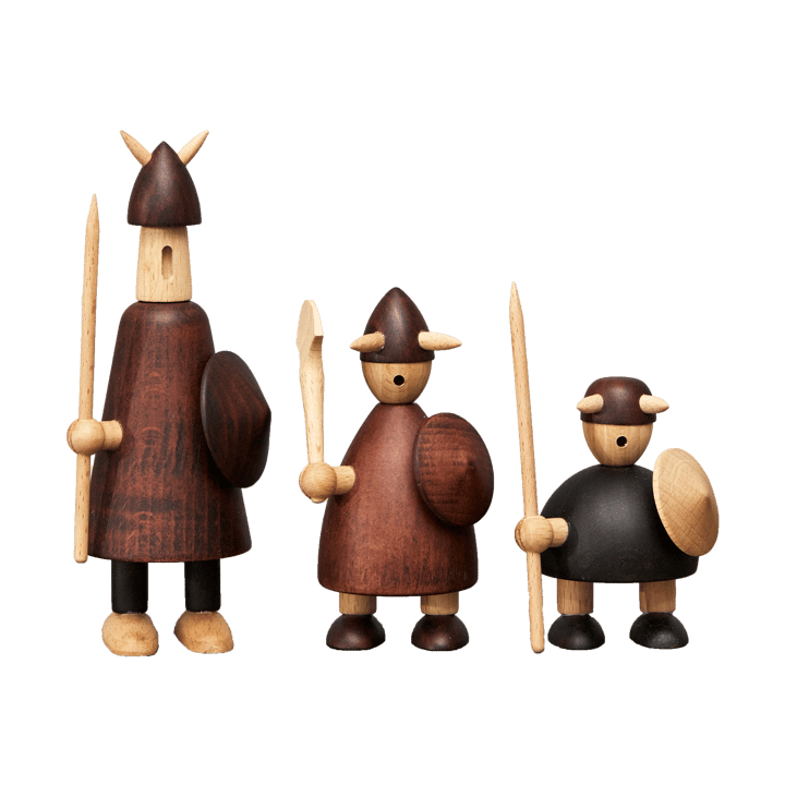 The vikings of Denmark trefigur 3 deler - Stained beech - Andersen Furniture