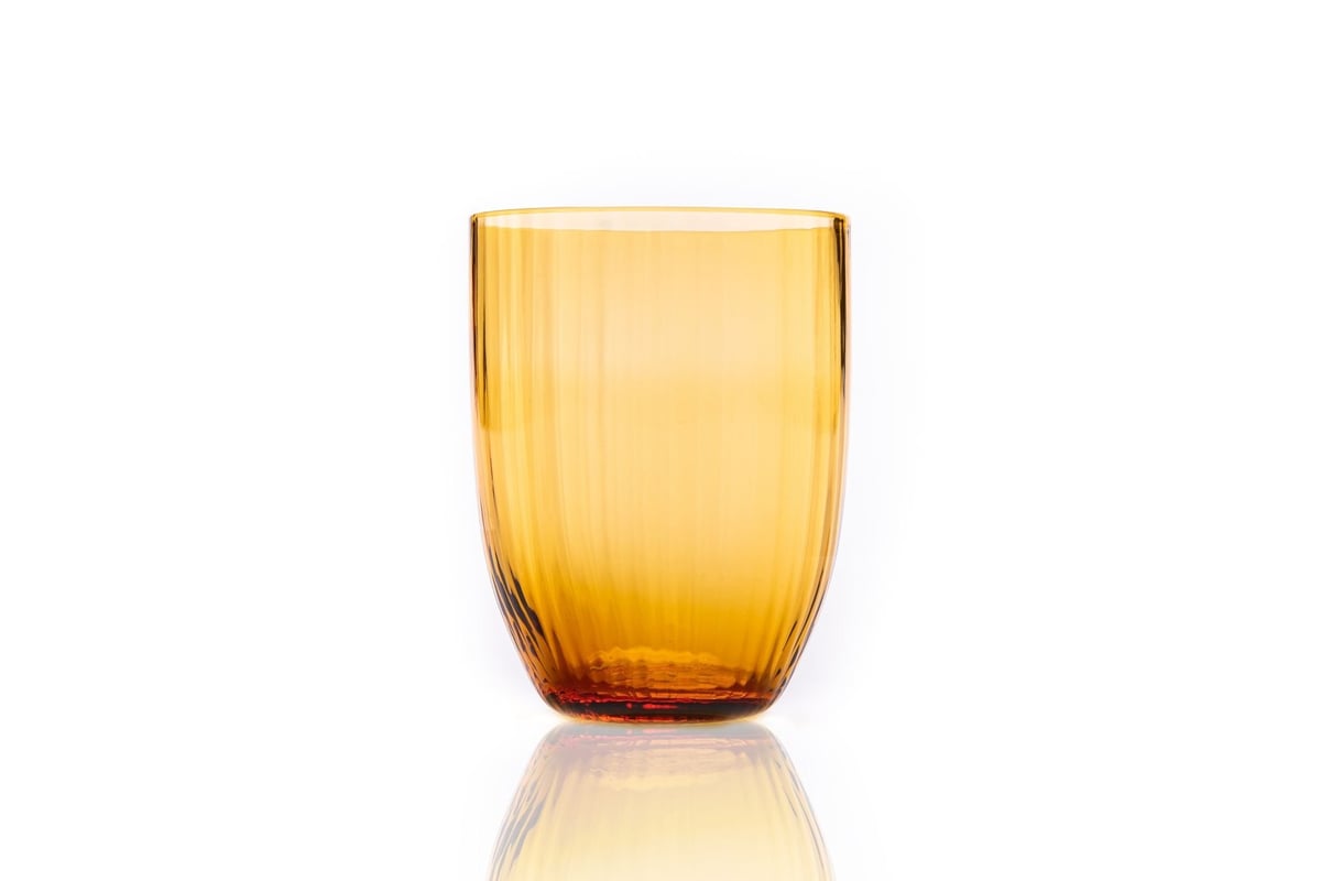 Anna Von Lipa Bambus drikkeglass 25 cl Amber