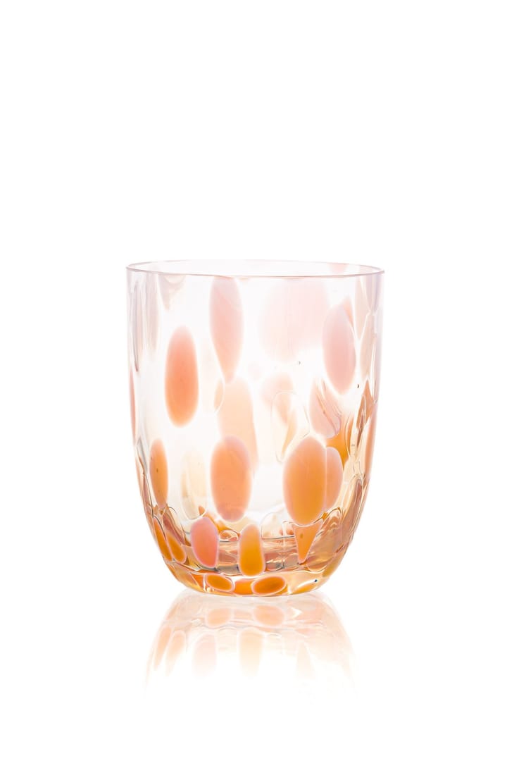 Big Confetti drikkeglass 25 cl - Peach-vanilla - Anna Von Lipa