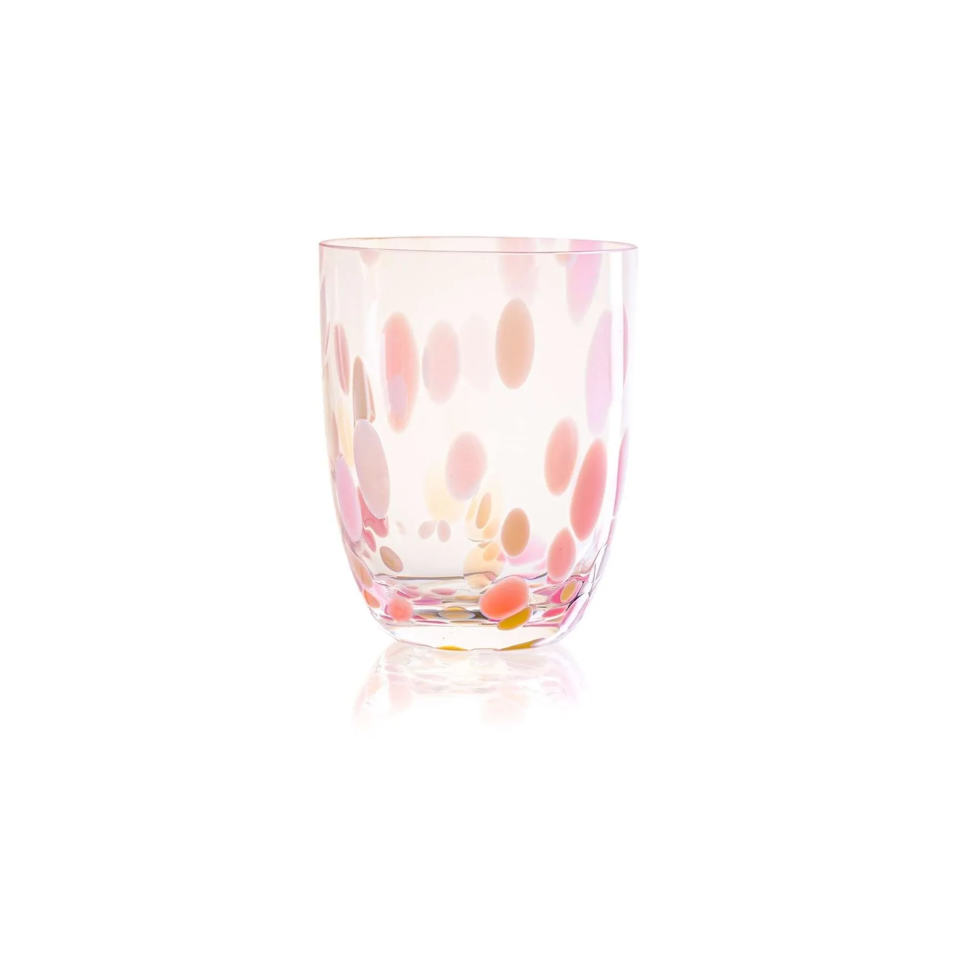 Big Confetti drikkeglass 25 cl, Rosa-vanilje Anna Von Lipa