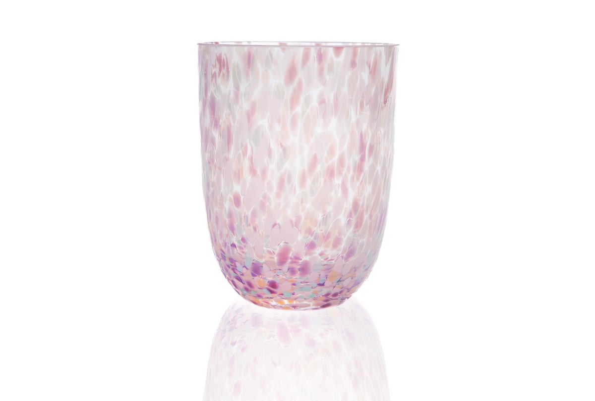 Anna Von Lipa Confetti drikkeglass 25 cl Flamingo