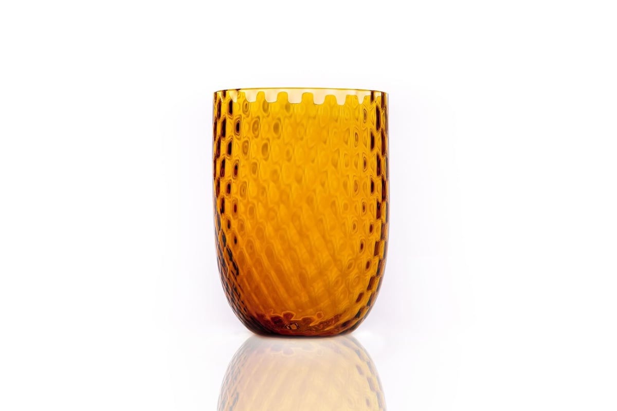 Anna Von Lipa Harlequin drikkeglass 25 cl Amber