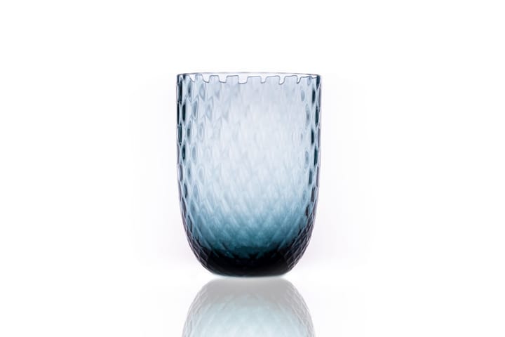 Harlequin drikkeglass 25 cl - Blue smoke - Anna Von Lipa