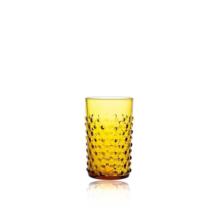Hobnail glass 20 cl - Amber - Anna Von Lipa