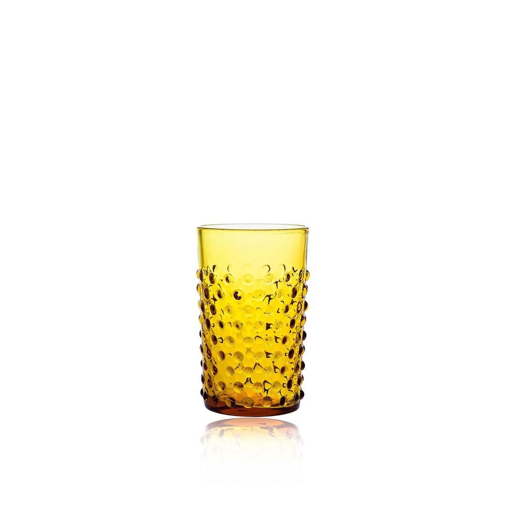 Anna Von Lipa Hobnail glass 20 cl Amber