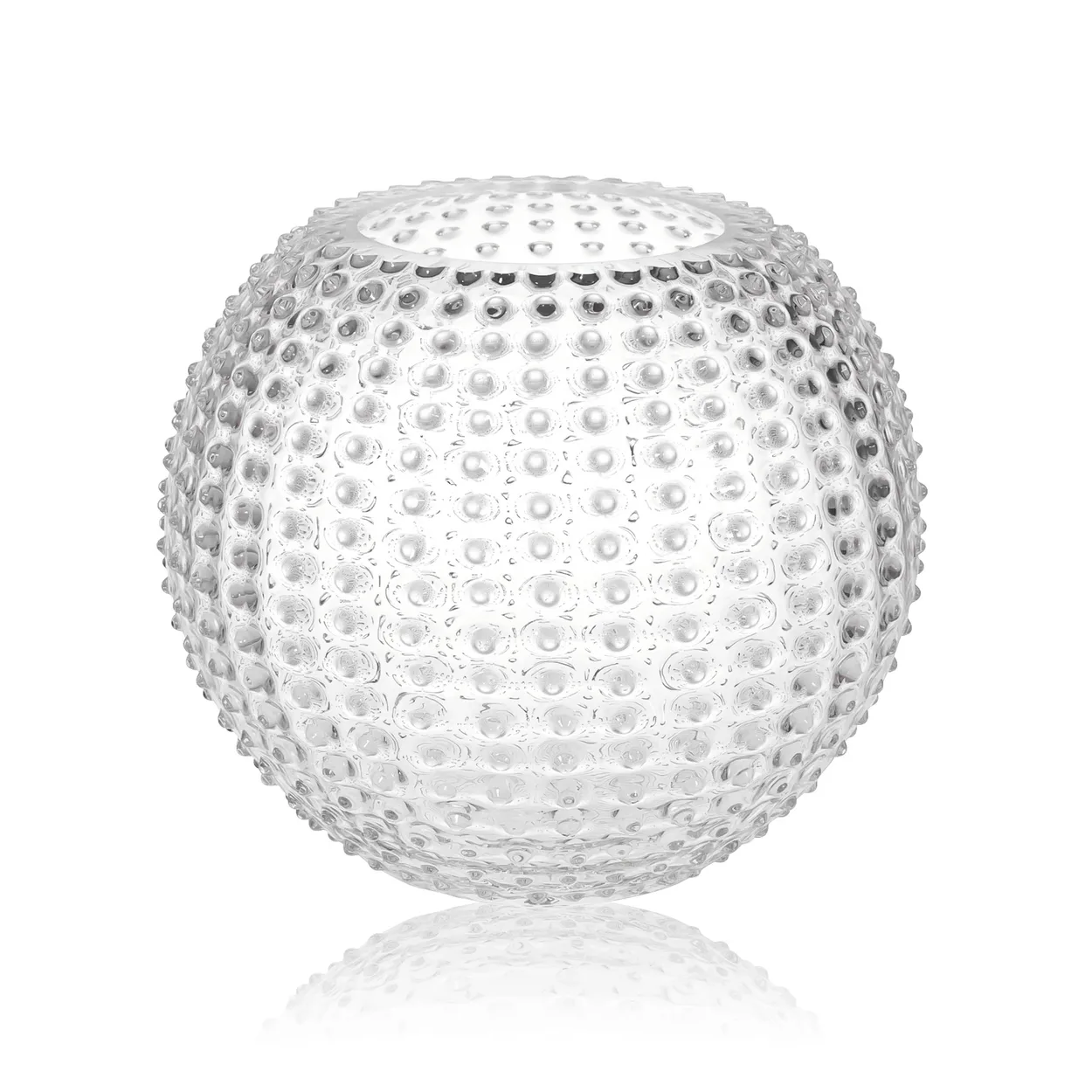 Anna Von Lipa Hobnail Globe Vase 24 cm Crystal