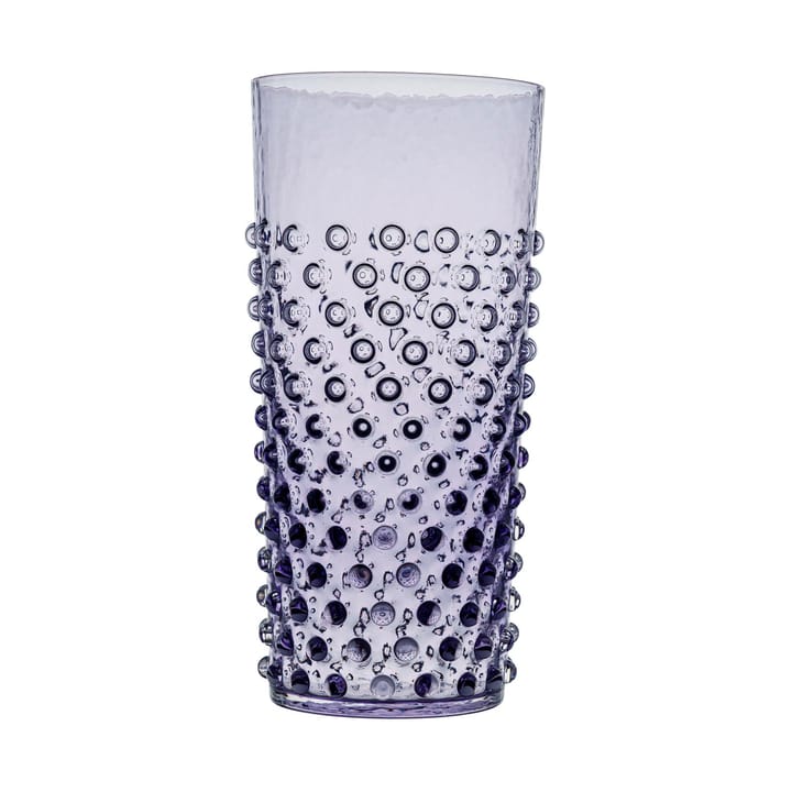 Hobnail long drink glass 20 cl - Indigo - Anna Von Lipa