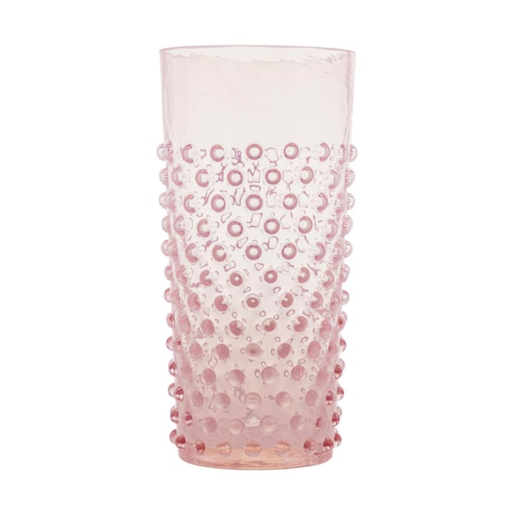 Hobnail long drink glass 20 cl - Soft Rosa - Anna Von Lipa