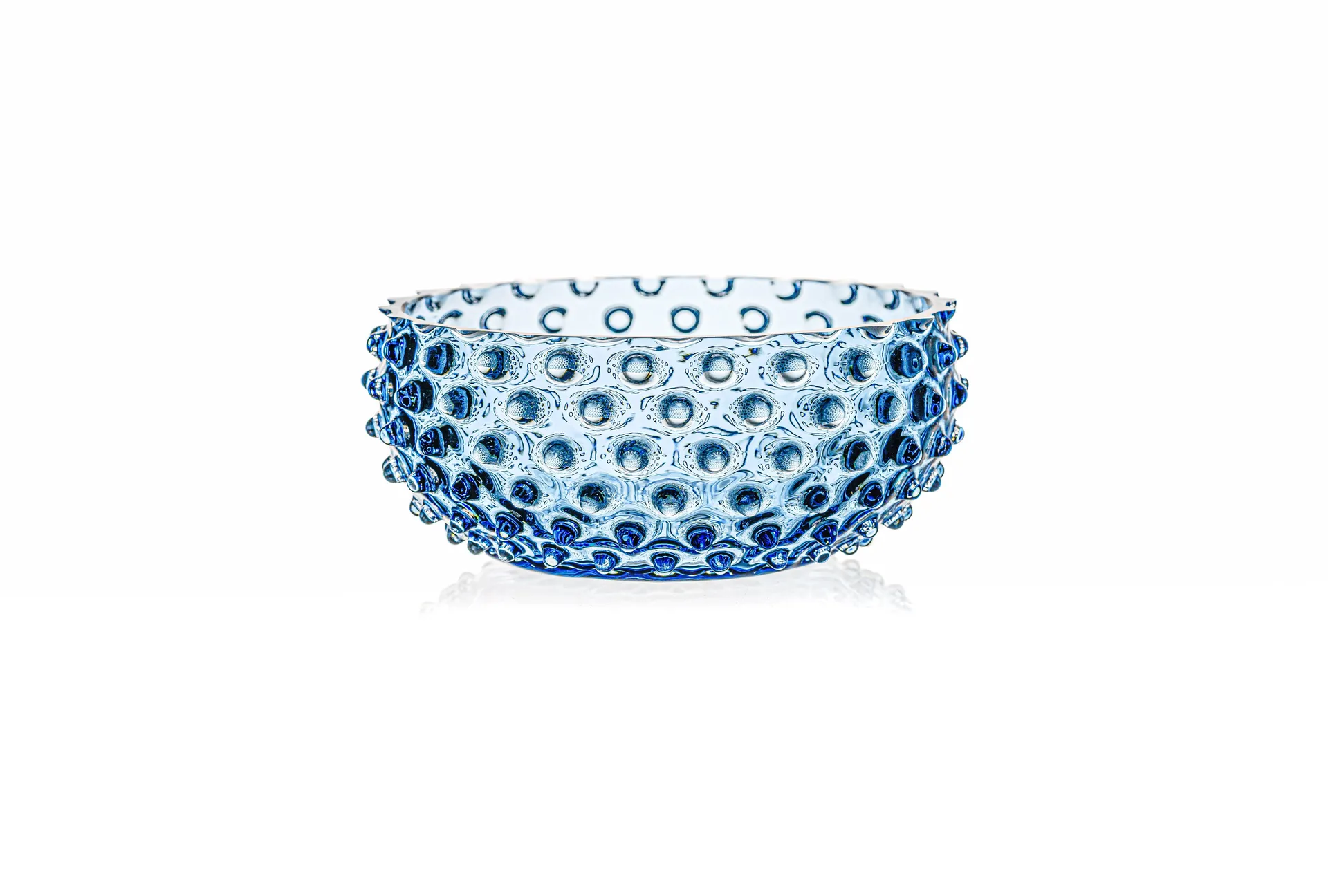 Hobnail Tapas bolle 17 cm, Blue smoke Anna Von Lipa