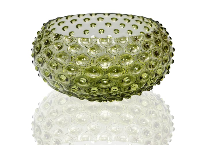 Hobnail Tapas bolle 23 cm - Olivegreen - Anna Von Lipa
