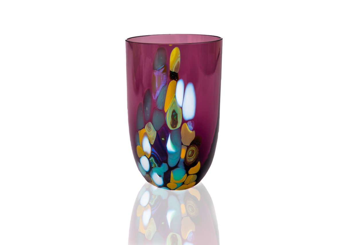 Anna Von Lipa Marmor drikkeglass 30 cl Mulberry purple