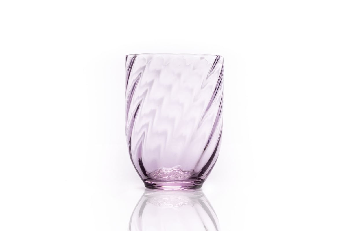 Anna Von Lipa Swirl drikkeglass 25 cl Lilla